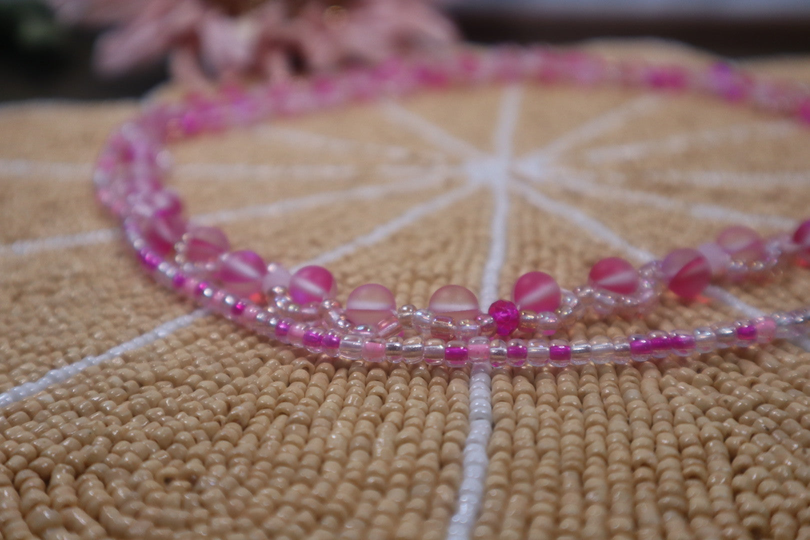 Handcrafted Waist Beads | Pink Waist Beads | Zhitz Art