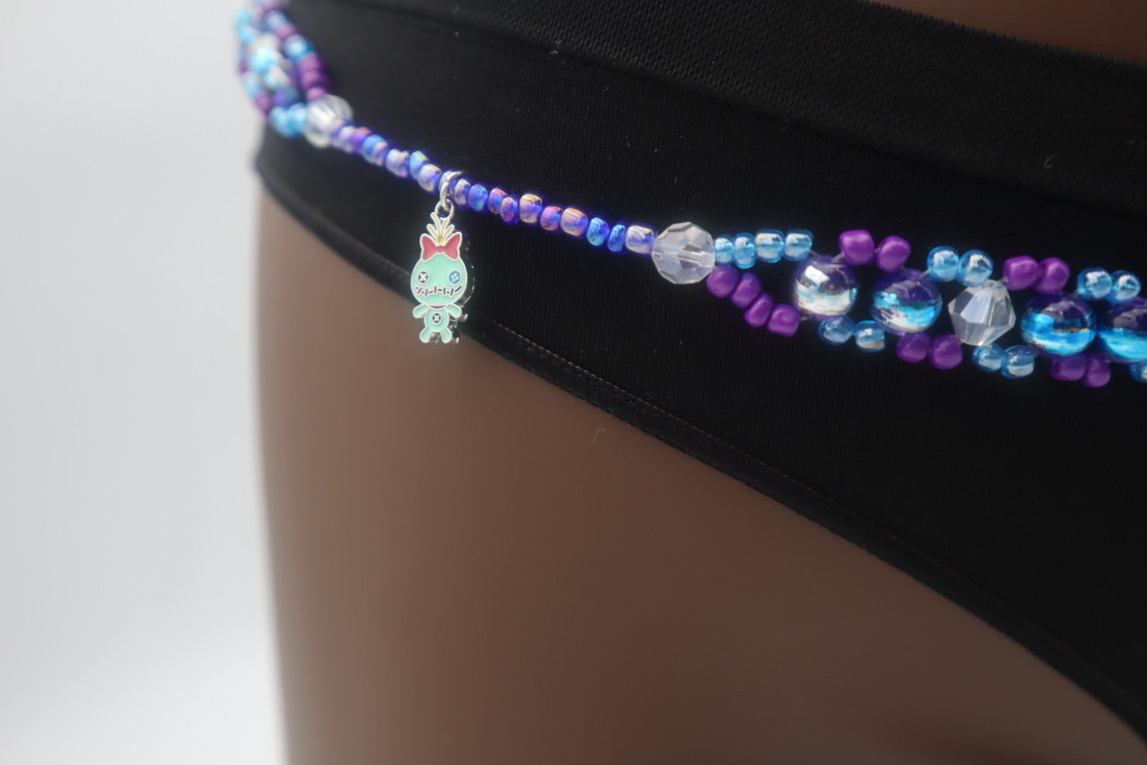 Purple Waist Beads | Belly Beads | Zhitz Art