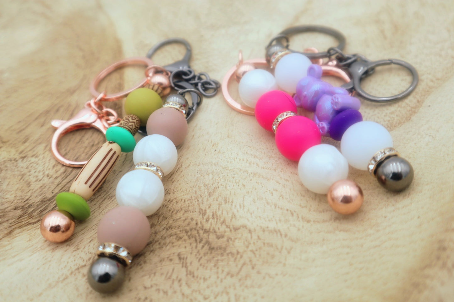 Handcrafted Beaded Keychain | Beaded Keychain | Zhitz Art
