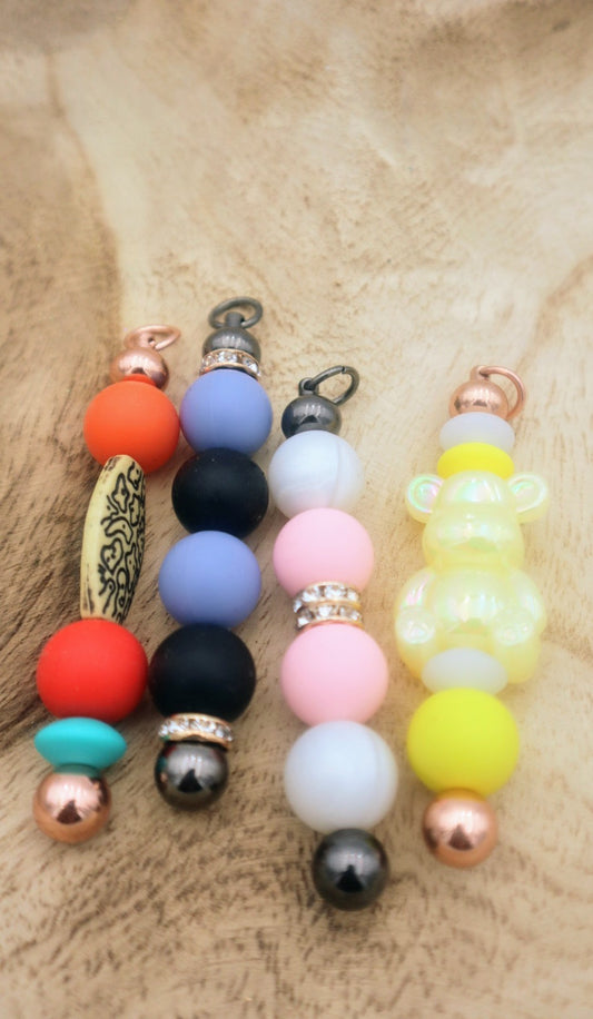 Beads Rod Keychain | Beads Keychain | Zhitz Art
